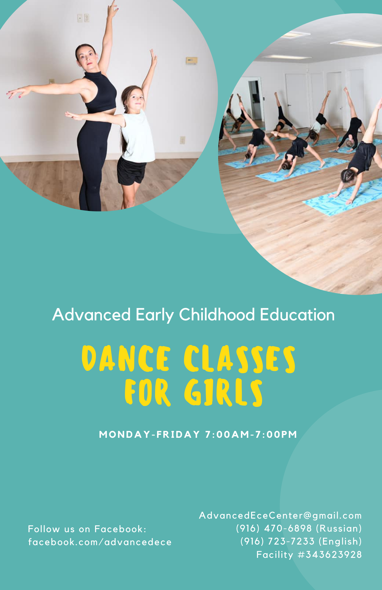 Dance Classes for Girls Advanced Early Childhood Education Daycare & Preschool in Sacramento